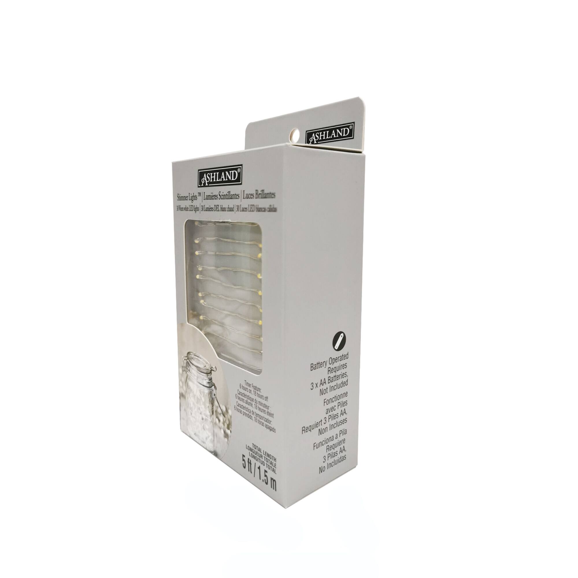 12 Pack: Shimmer Lights™ White LED String Lights by Ashland®
